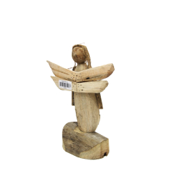 Anioł z surowego drewna Hand Made 25cm